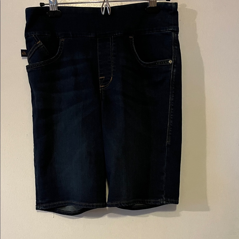 Rock & Republic Women's Dark Blue Jean Shorts